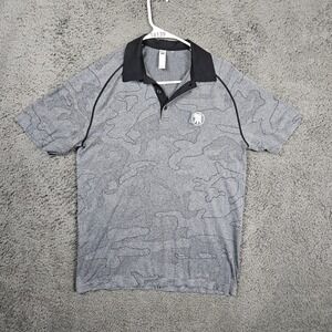 UNRL Golf Polo Shirt Gray Camo Print Short‎ Sleeve Mens Size M